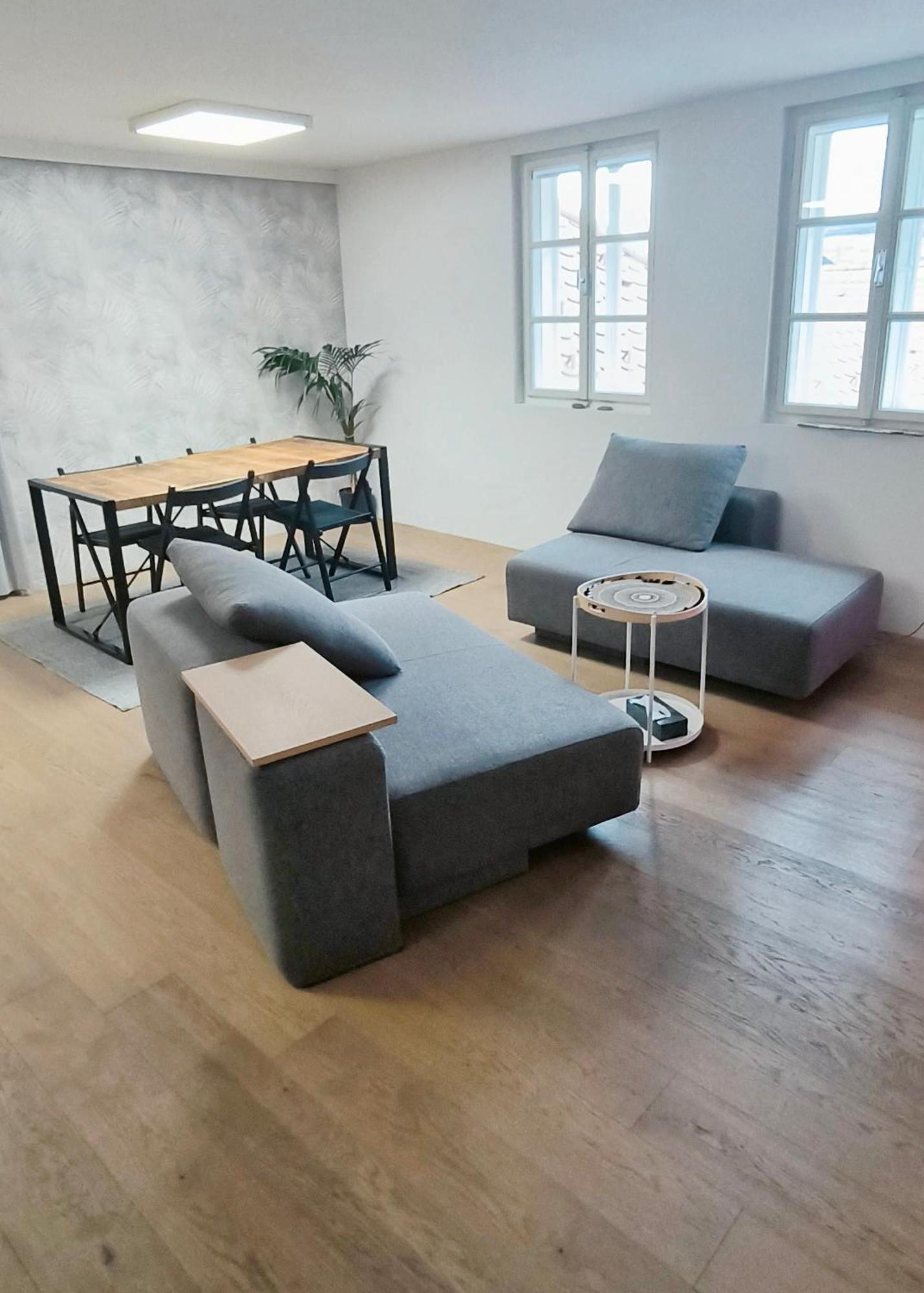 Penthouse View In Town Apartment Ljubljana Bagian luar foto
